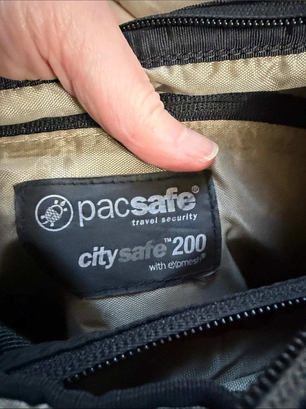 Black Crossbody Messenger Bag Pacsafe travel bag